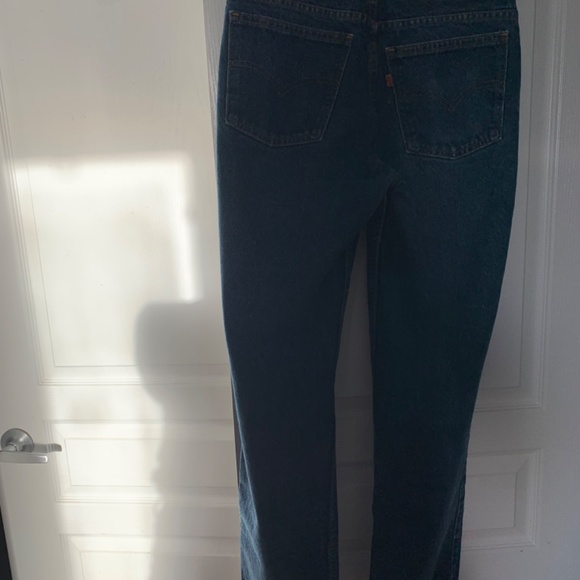 LEVI'S I Vintage 1970's Orange Tab High Waisted 100% Cotton Jeans - Picture 5 of 6